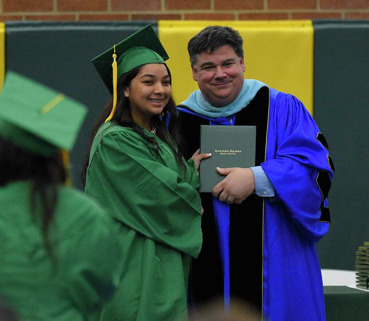 Trinity Catholic High School Class of 2019 commencement exercises on May 30, 2019 in Stamford, Connecticut.