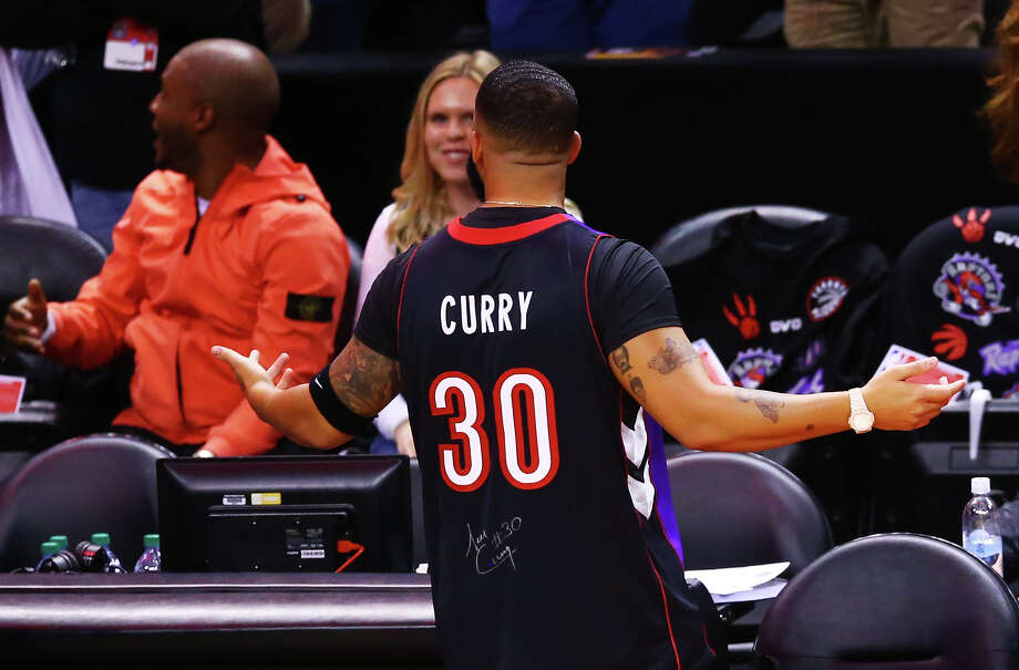 drake with curry jersey