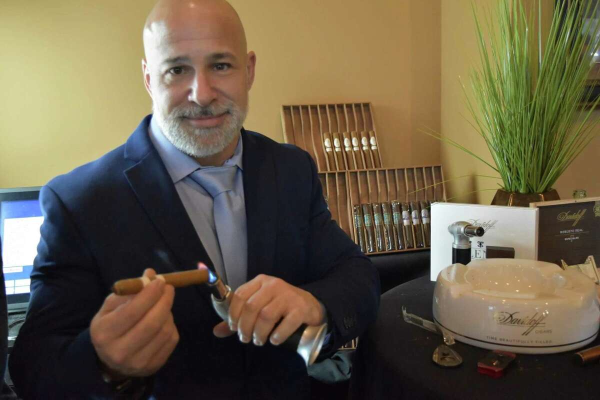Joel Brue of Blend Bar at the Meals on Wheel Montgomery County Cigars Under the Stars fundraiser "Savannah Nights"