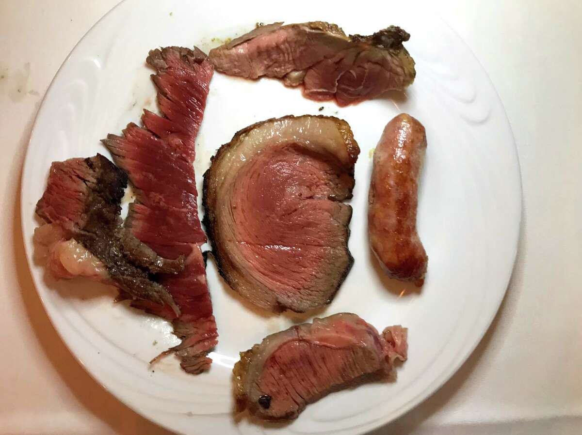 A selection of meats from Brasão Brazilian Steakhouse