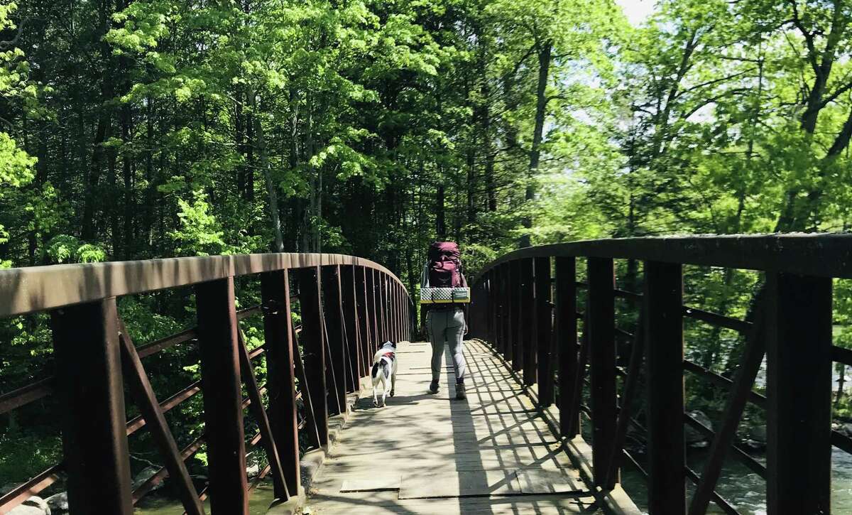 Hearst Columnist Mercy Quaye hiking the Appalachian Trail.