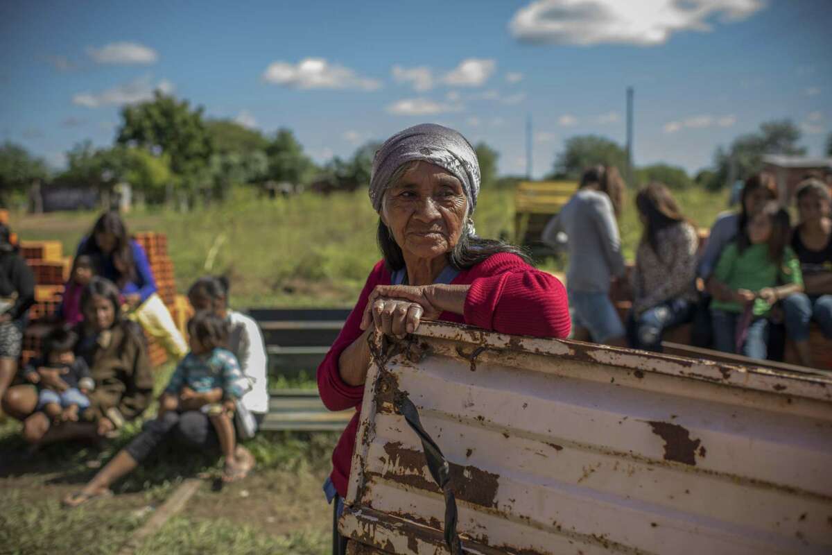 People of El Estribo village attend a community meeting, in Chaco, Paraguay, May 24. Paraguay’s government and the United Nations are successfully chipping away at poverty in the village of El Estribo.