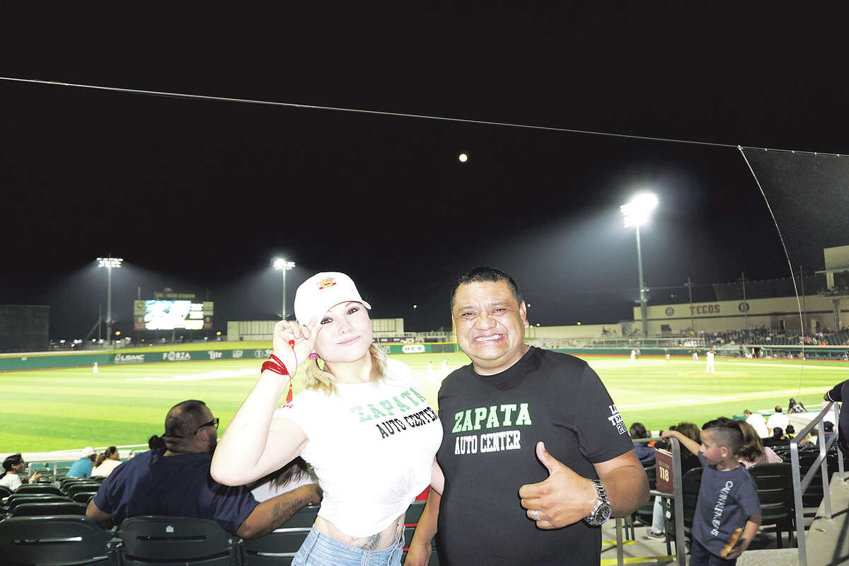 Letty Hernandez and Alex Melchor at Uni-Trade Stadium