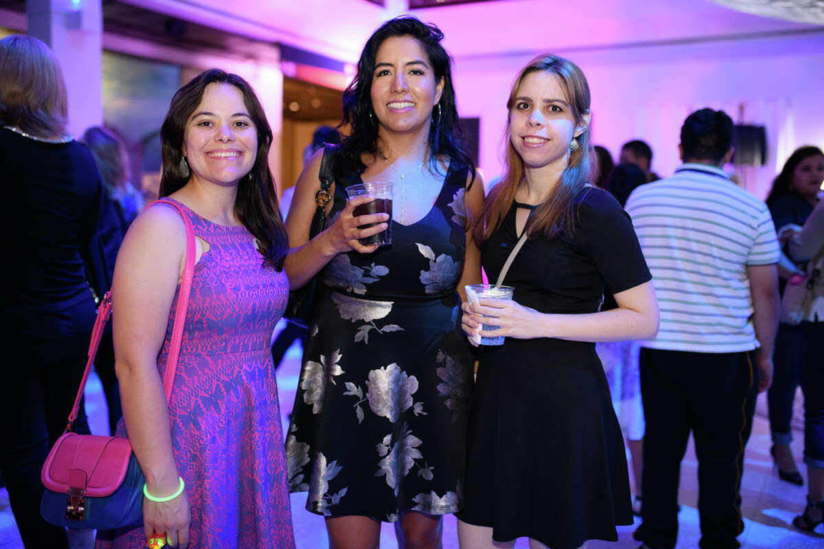 Guests party with dinosaurs at Houston Museum of Natural Science's