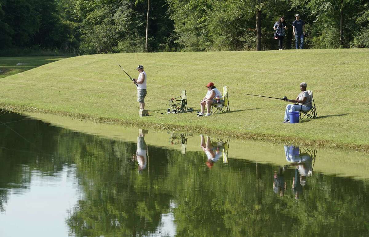 Anglers cast their lines across Houston during Free Fishing Day