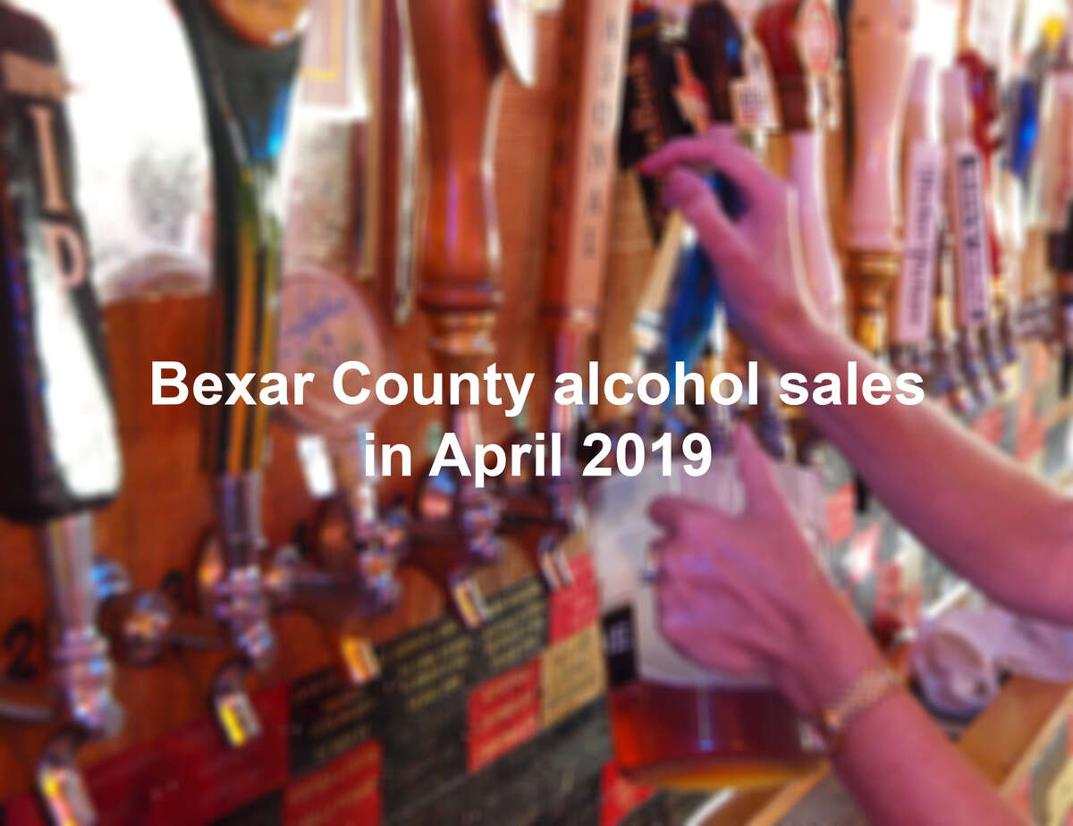 Click through the gallery to see where Bexar County saw the most alcohol sales in April