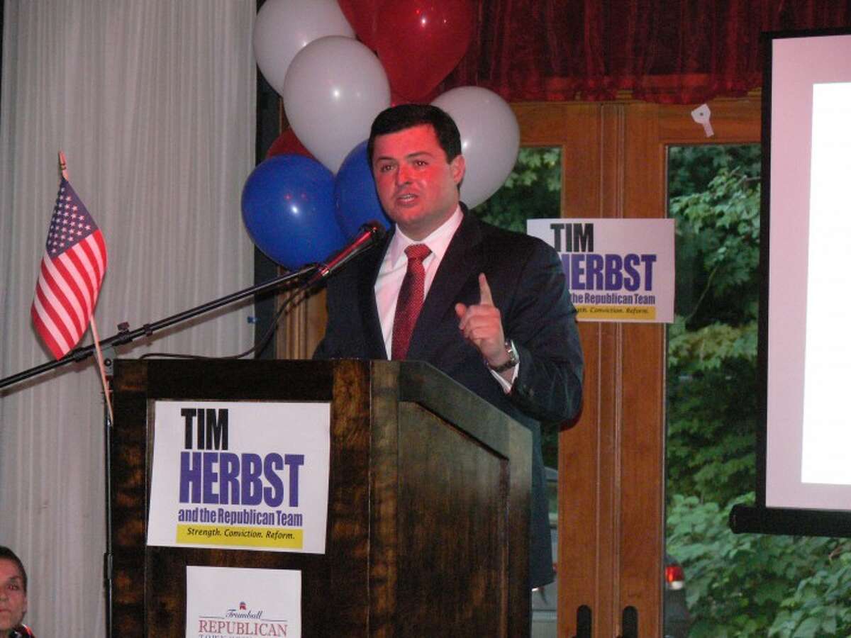 First Selectman Tim Herbst says that the projected increases in the state plan are more stable than the current plan.