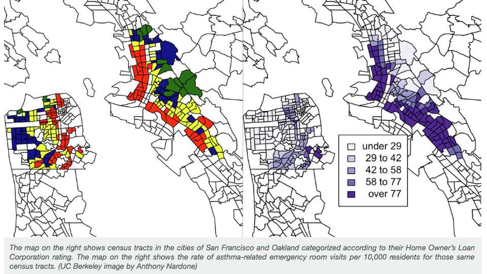 Redlining Sf How Bay Area maps drawn 80 years ago still impact residents’ health