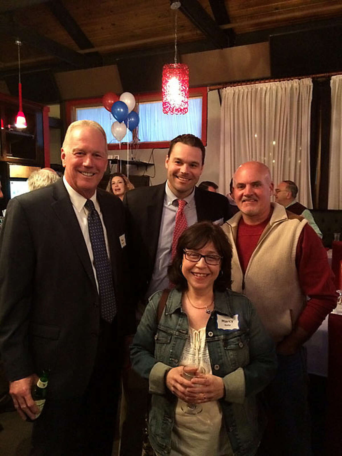 Gov. Dannel P. Malloy and Lt. Gov. Nancy Wyman were among the special guests Monday night at the Trumbull Democratic Town Committee’s fundraiser at Marisa’s Ristorante.