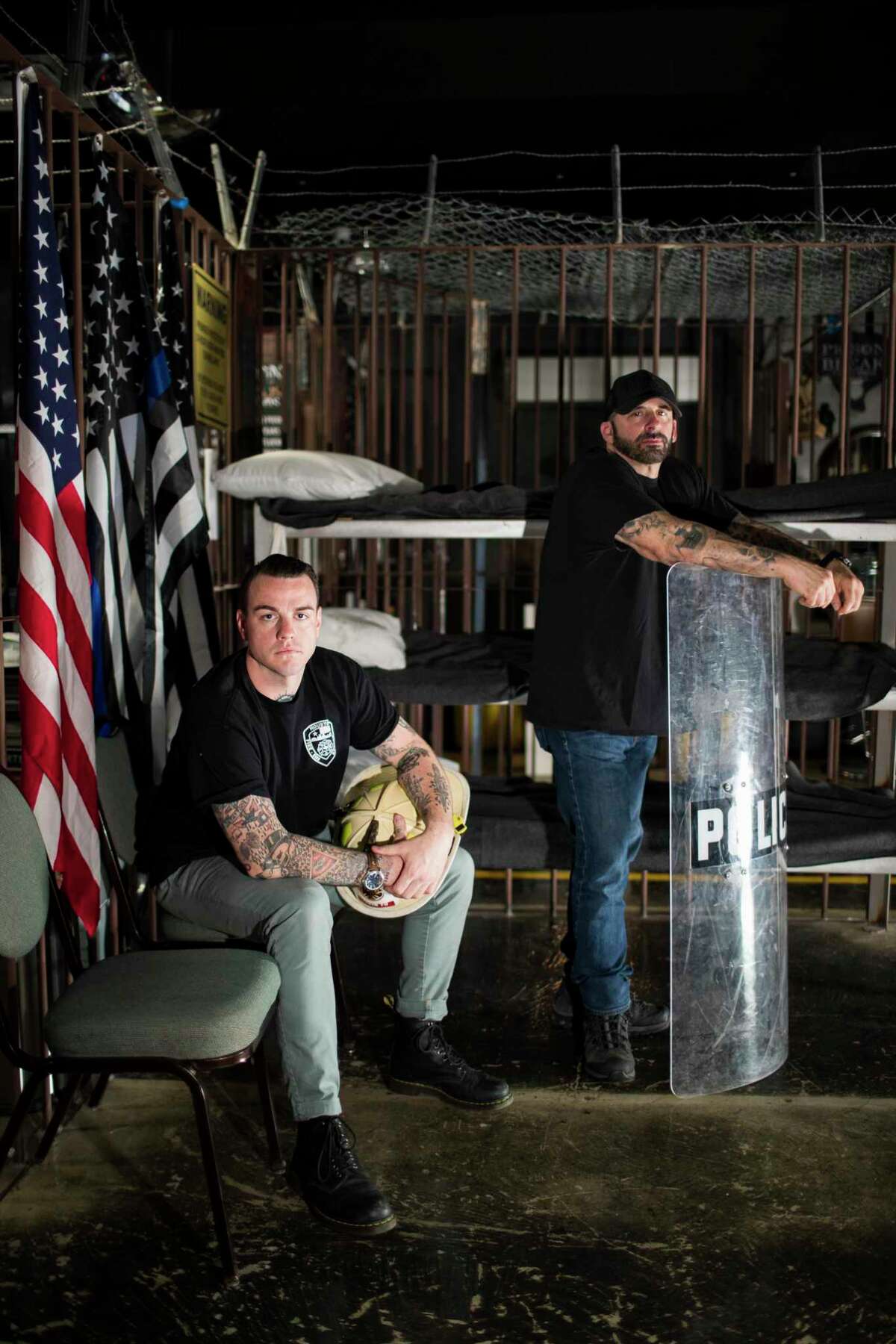 Robbie Carson and BK Klev of Prison Break Tattoos are not inking customers during the pandemic. Instead, they are organizing donation drives for first responders.