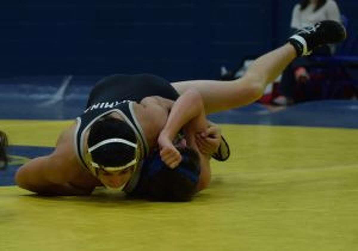 Michael Mirmina won by fall. — Dee Sollenberger photo