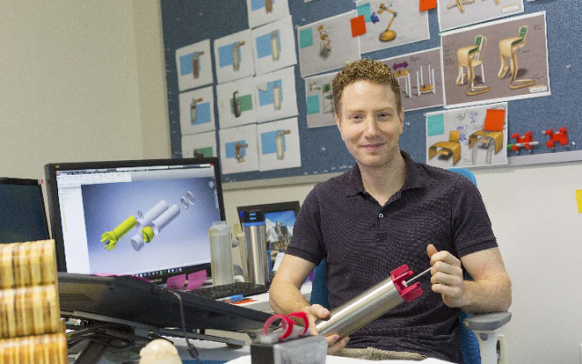 Trumbull native Ben Ebersold hopes his invention frees coffee enthusiasts to have French press coffee on the go.