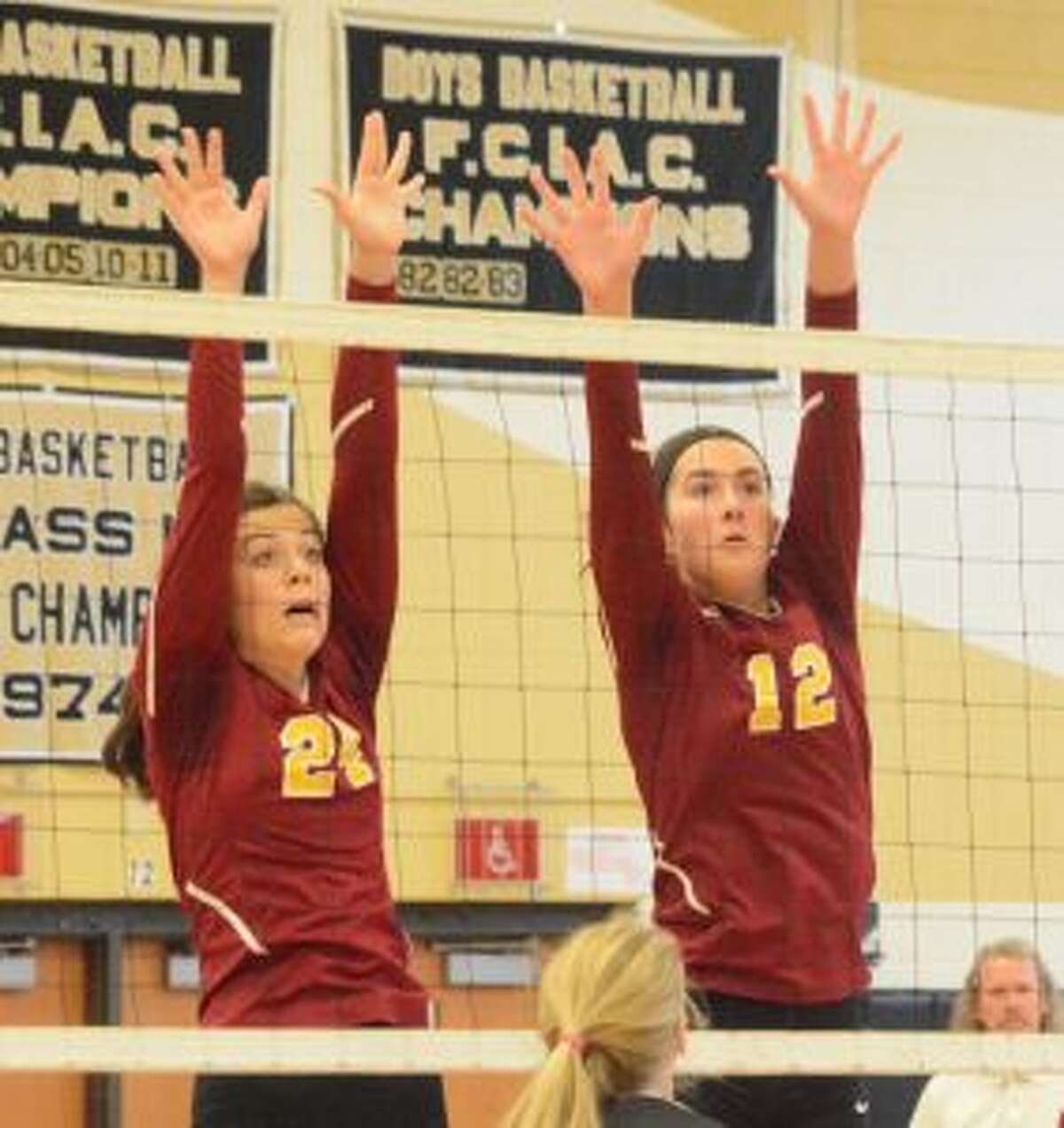 St. Joseph's Maddie Johnson and Christina Crocco have helped the Cadets win 11 matches.