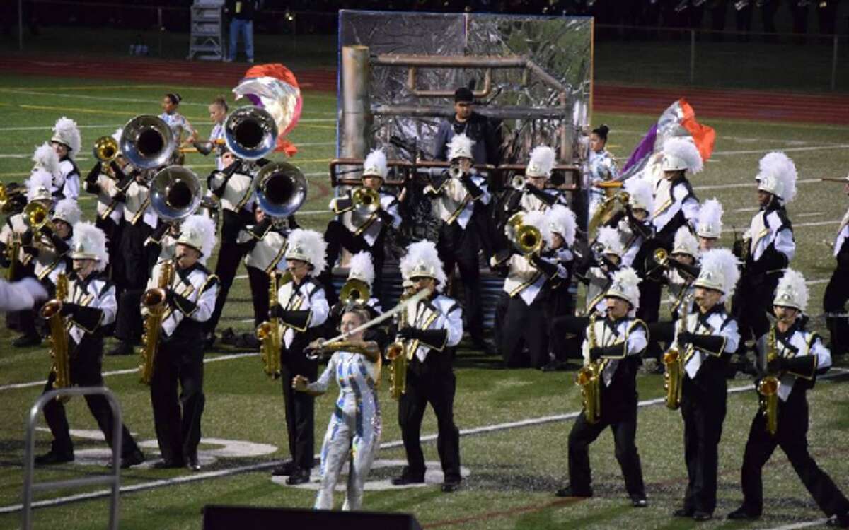 The Trumbull High School Golden Eagle Marching Band will host its annual Fall Class, the only home competition of the season, this Saturday. — Submitted photo