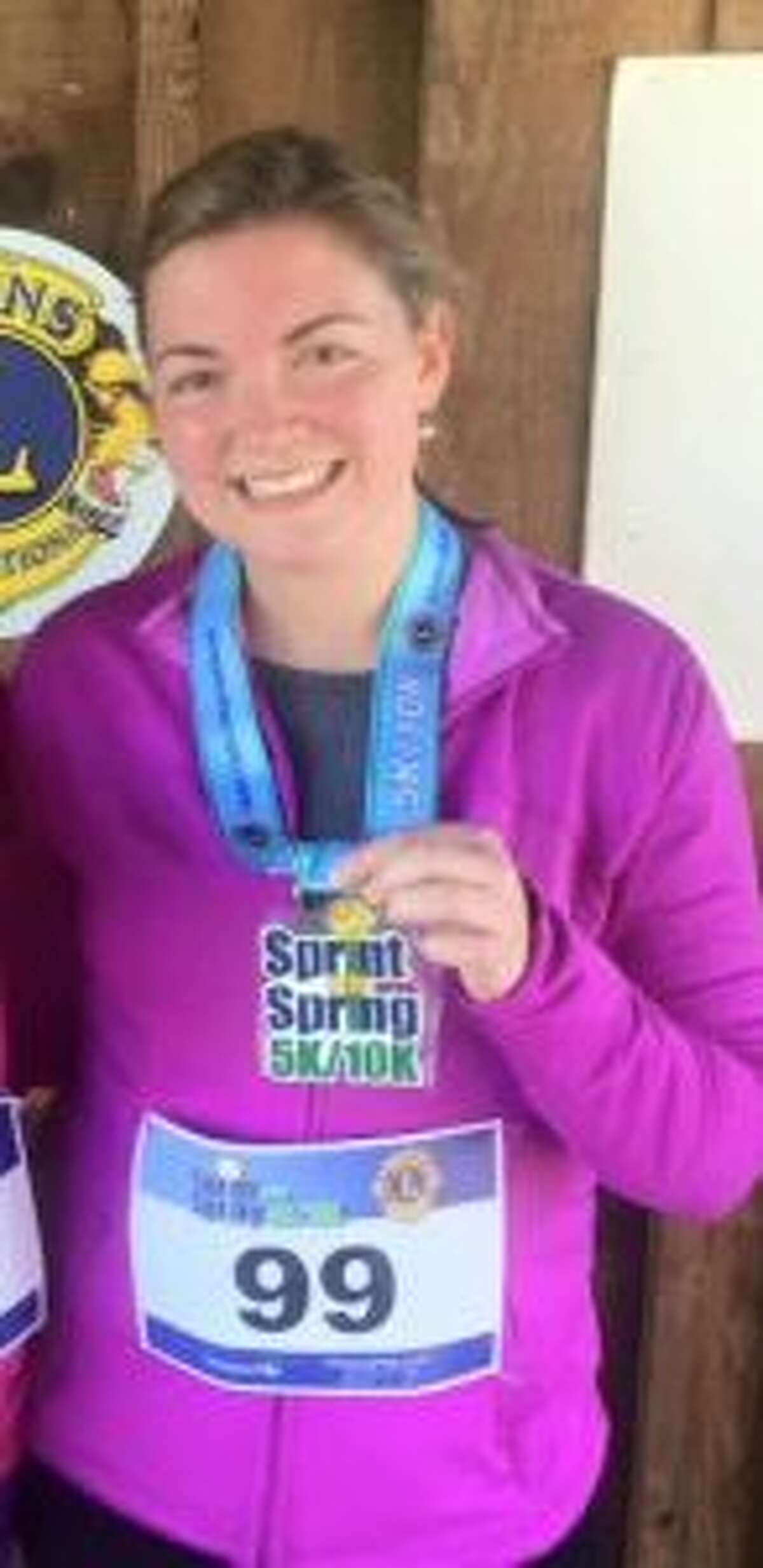 Carolyn Shea has run in 40 towns in her quest to reach 100.