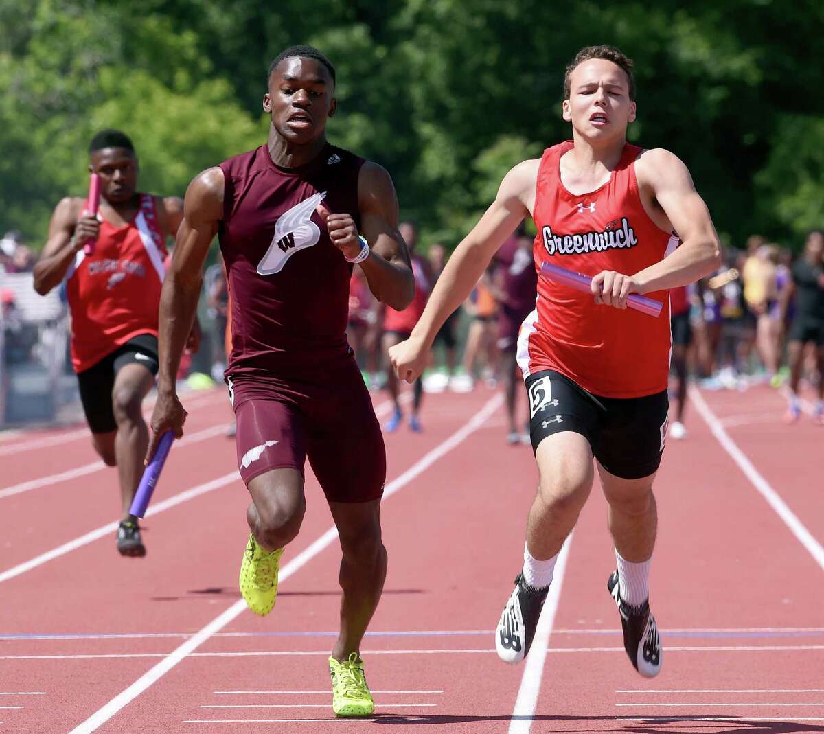 CIAC Track and Field Boys State Open Staples’ Ellis has record day