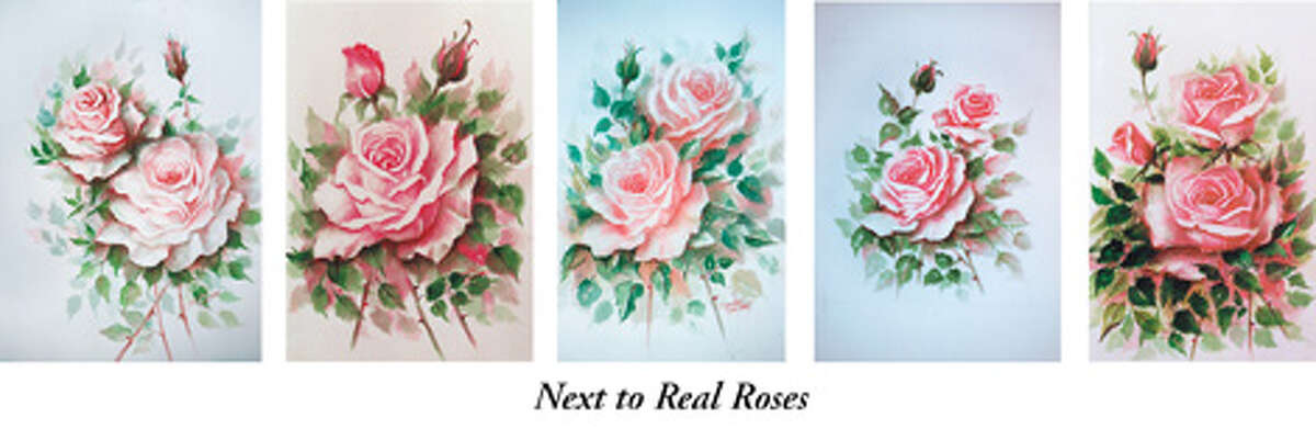 Dorothy’s logo and art work, “Next to Real Roses” has been exhibited and sold throughout New England.
