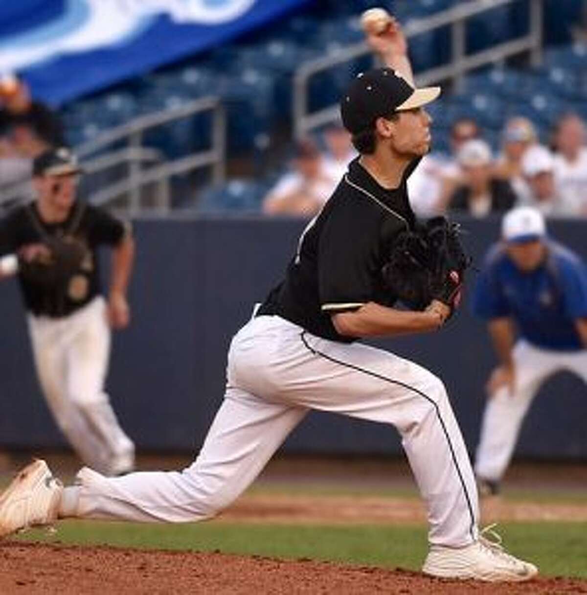 Joe Nemchek threw six scoreless innings for Trumbull.