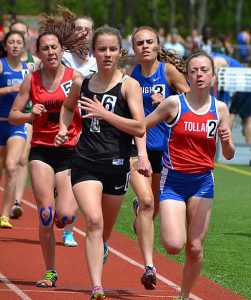 Girls track: Trumbull fifth, Romanchick first at Invitational