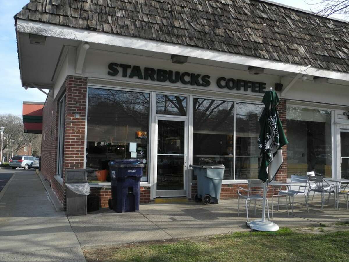 The Starbucks on White Plains Road in Trumbull where police found a 24-year-old Stratford man unconscious in a bathroom Wednesday afternoon. He was later pronounced dead from a suspected heroin overdose.