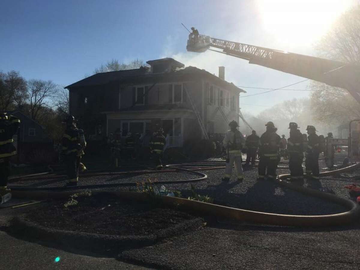 Trumbull fire crews responded to a significant blaze at 175 White Plains Road Sunday afternoon.