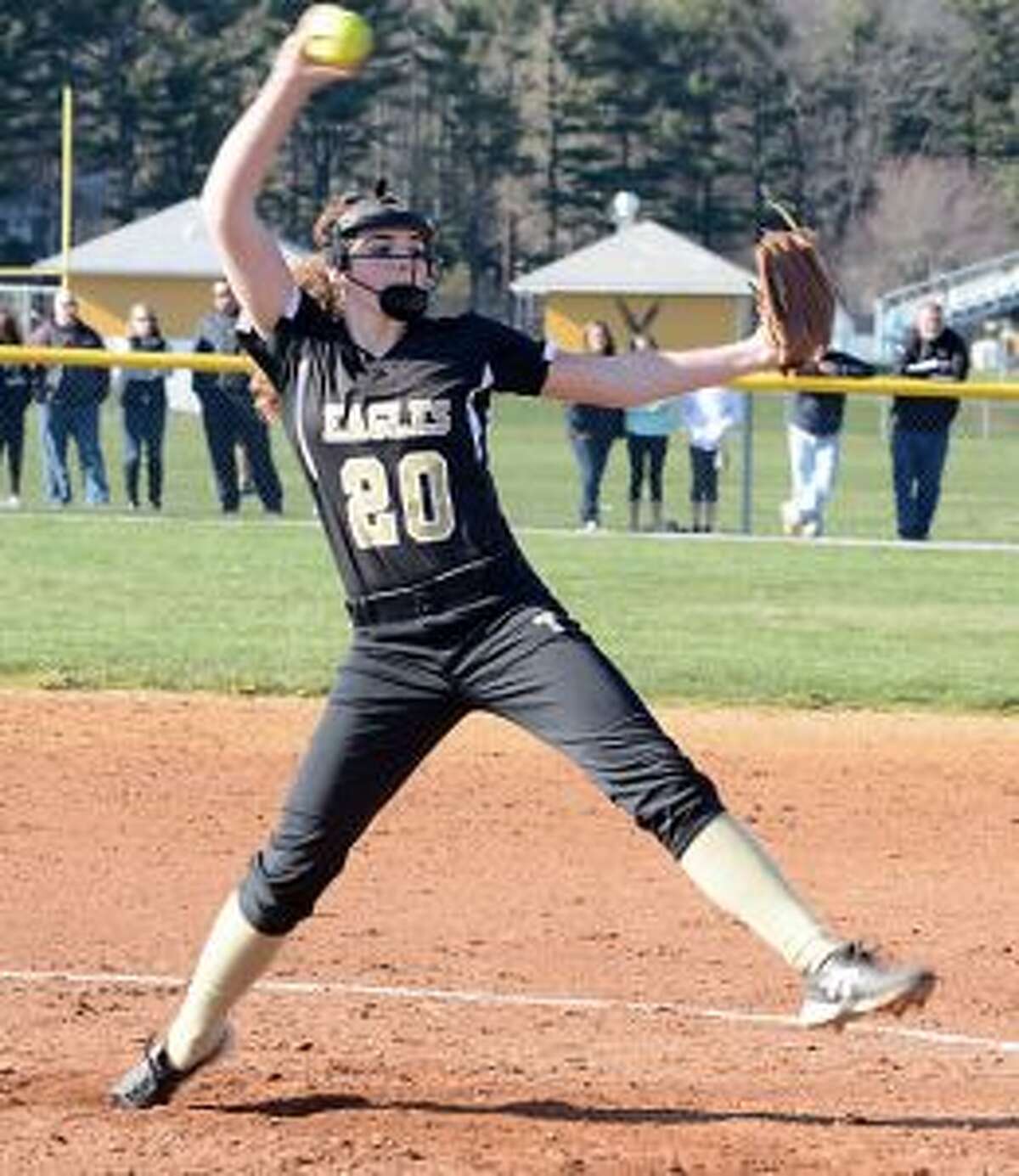 Ally Szabo tossed a two-hitter at Norwalk.