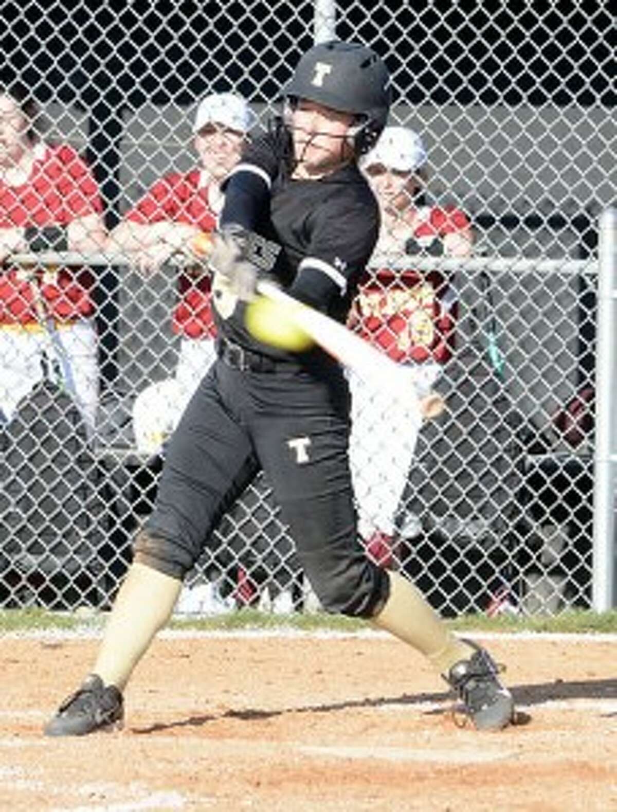 Briana Giacobbe had a two-run triple for Trumbull. — Andy Hutchison photo