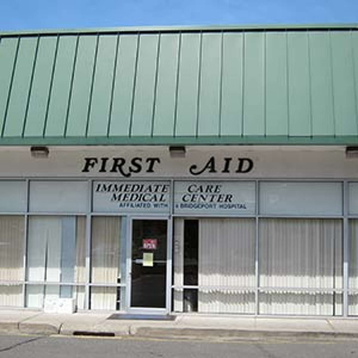 First Aid Immediate Care Medical Center's front door on White Plains Road.
