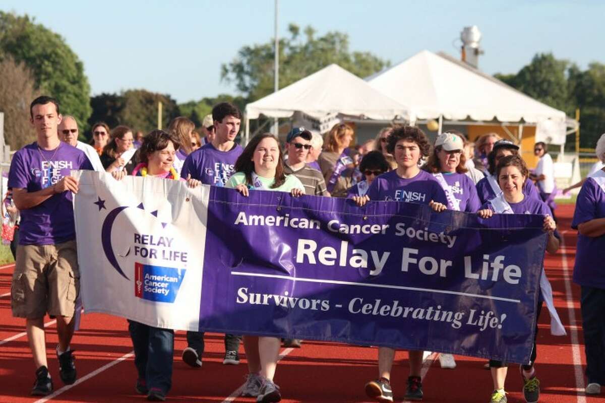 A photo from last year’s Relay for Life event at Trumbull High School. — Mark Tibor photo
