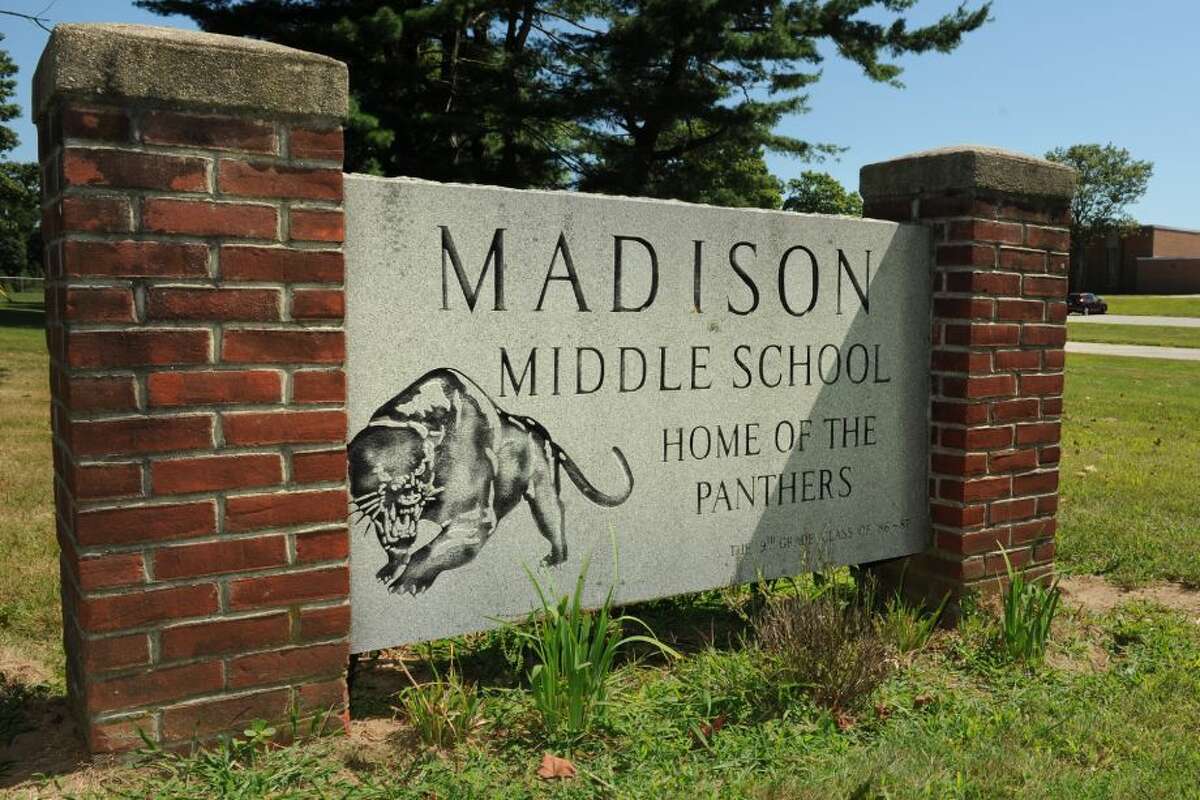 A wall at Madison Middle School that was fixed nearly three years ago has become a point of frustration for Trumbull Republicans and Trumbull Democrats.