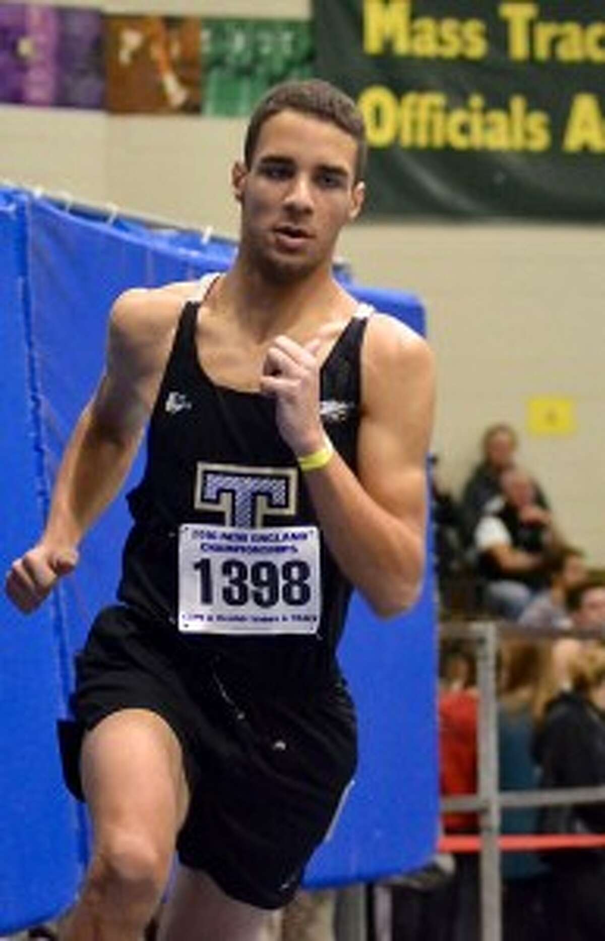 Tyler Gleen won the 800 title in Class LL, the State Open and the New England Outdoor Championships — Lisa Romanchick photo