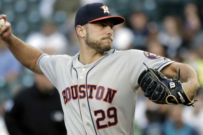 August 10, 2018: Houston Astros pinch runner Derek Fisher (21) takes a  leadoff during a Major League Baseball game between the Houston Astros and  the Seattle Mariners on 1970s night at Minute