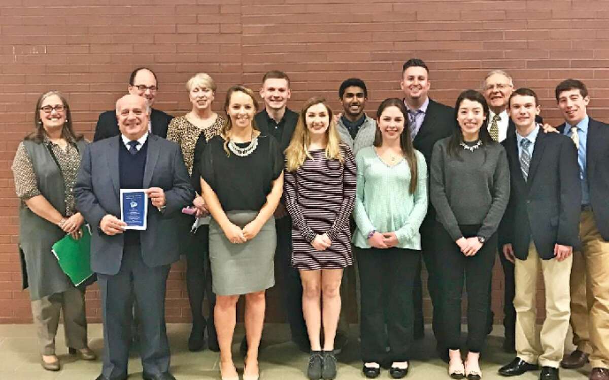 Students, school staff and college and business representatives will make up the 2018 panel for the Trumbull High College & Career Readiness Forum. Shown here is the 2017 panel. — Submitted photo