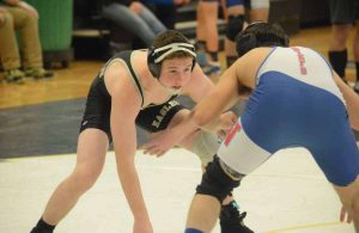 Matt Ryan posted four wins for the Trumbull Eagles at the South Windsor Duals.