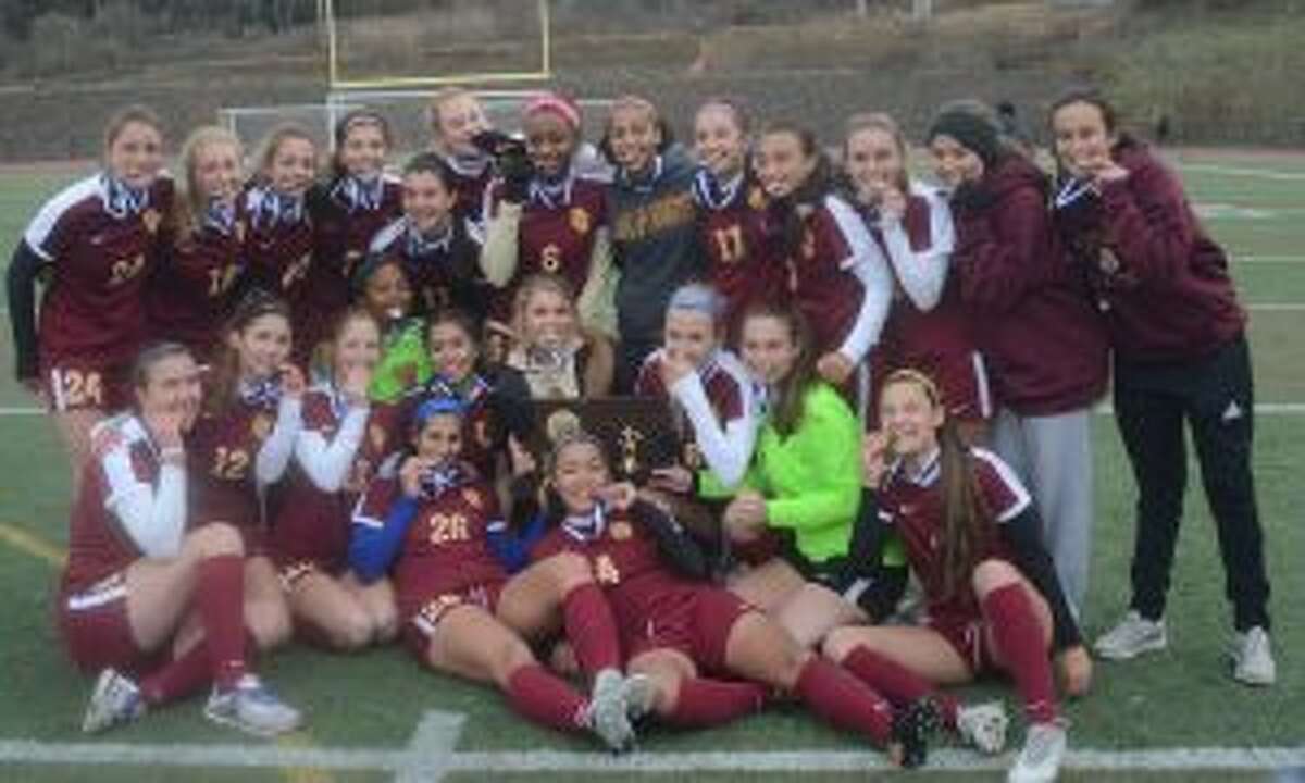 St. Joseph defeated RHAM, 1-0, to earn its third Class L state title in a row. - Andy Hutchison photo