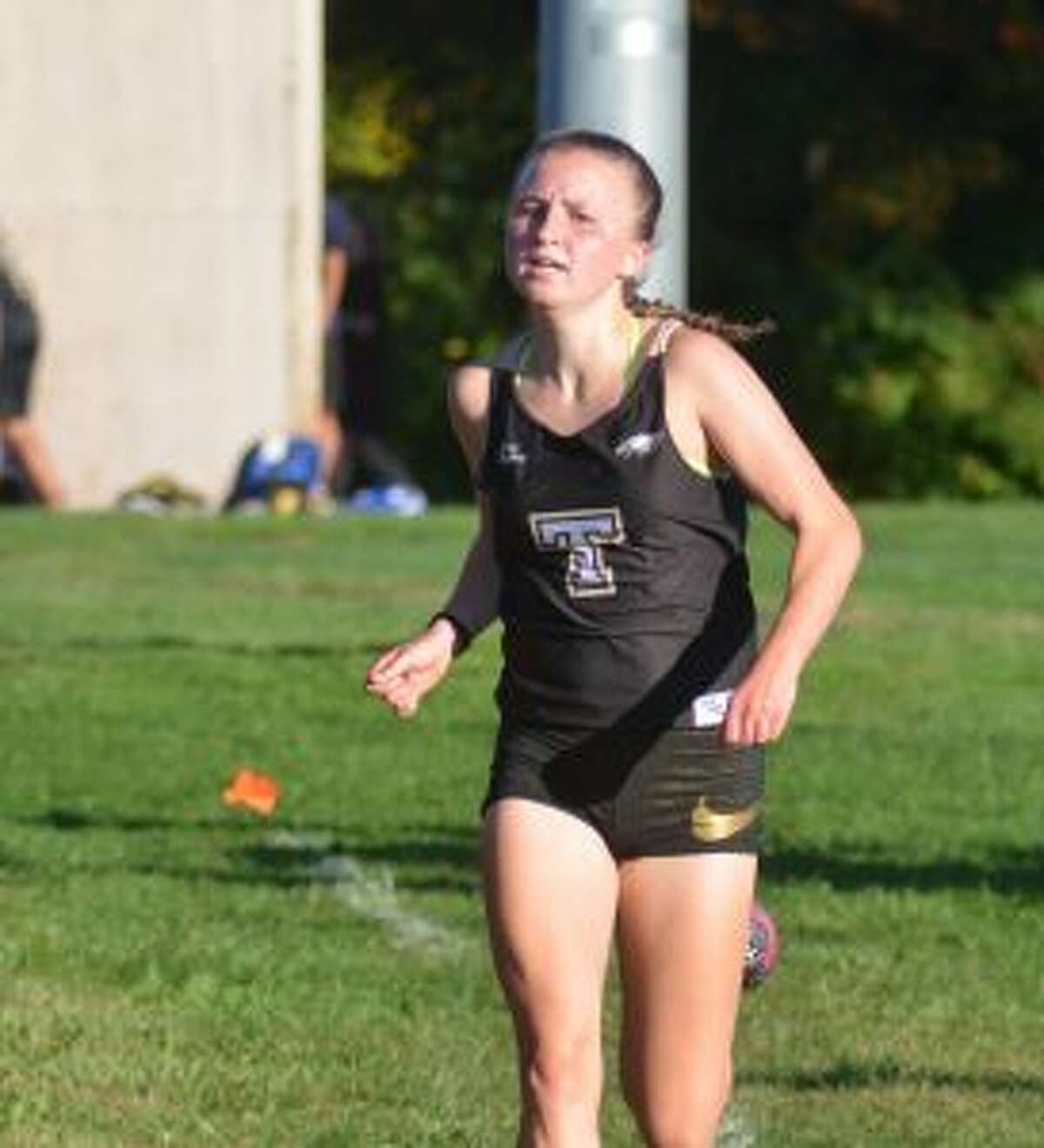 Junior Maggie LoSchiavo earned first place honors during Trumbull's dual meet against Fairfield Warde, Staples and Brien McMahon.