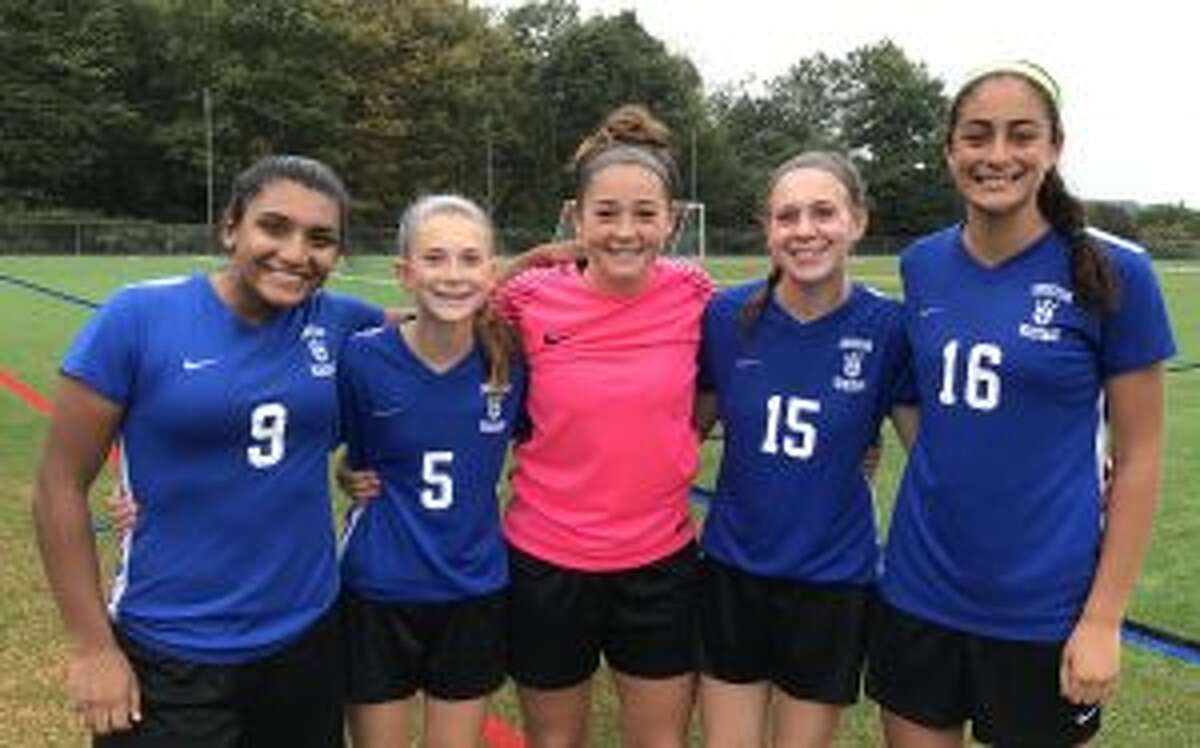 Ranita Muriel, Alex Angelini, Soph Luft, Mia Angelini, Sophia Mammana helped CHS open its season with a 5-0 victory.