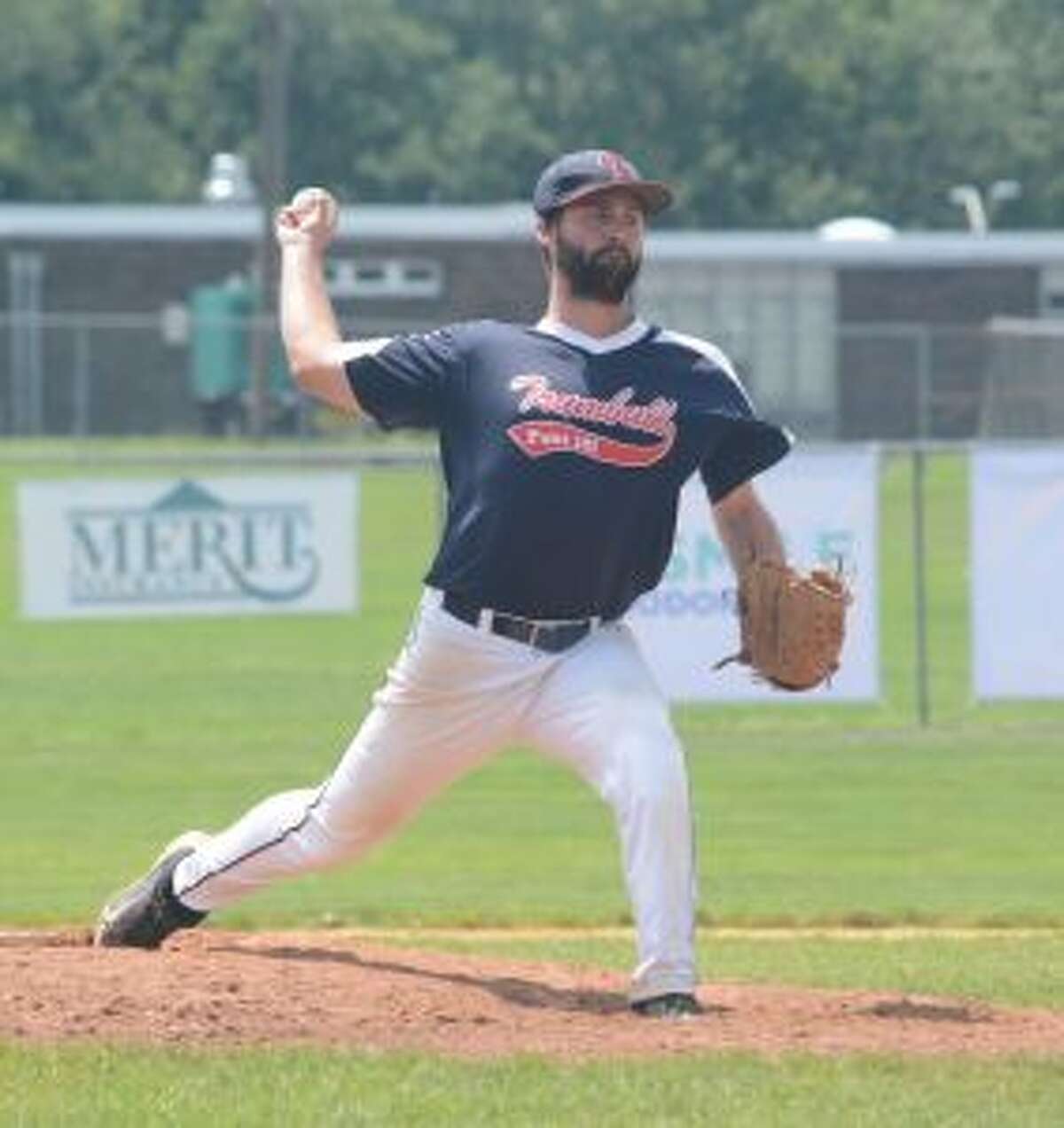 Andrew Lojko got the win on the mound and drove in a run for Trumbull. — Andy Hutchison photo