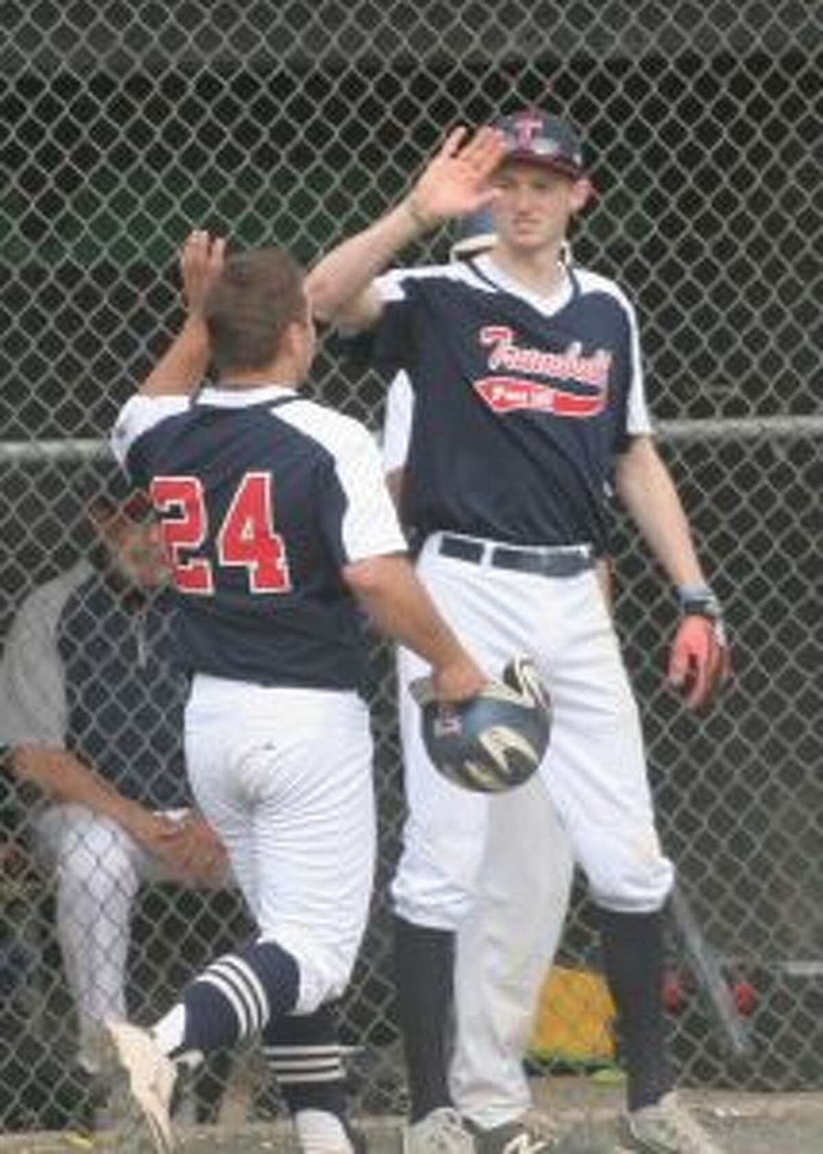 Trumbull banged out 16 hits in the win over Norwalk. — Bill Bloxsom photo