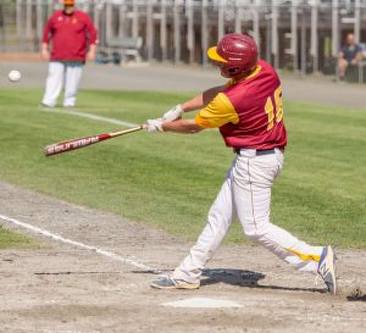 Jimmy Evans had an RBI double for the Cadets in the semifinals. — David G. Whitham photo