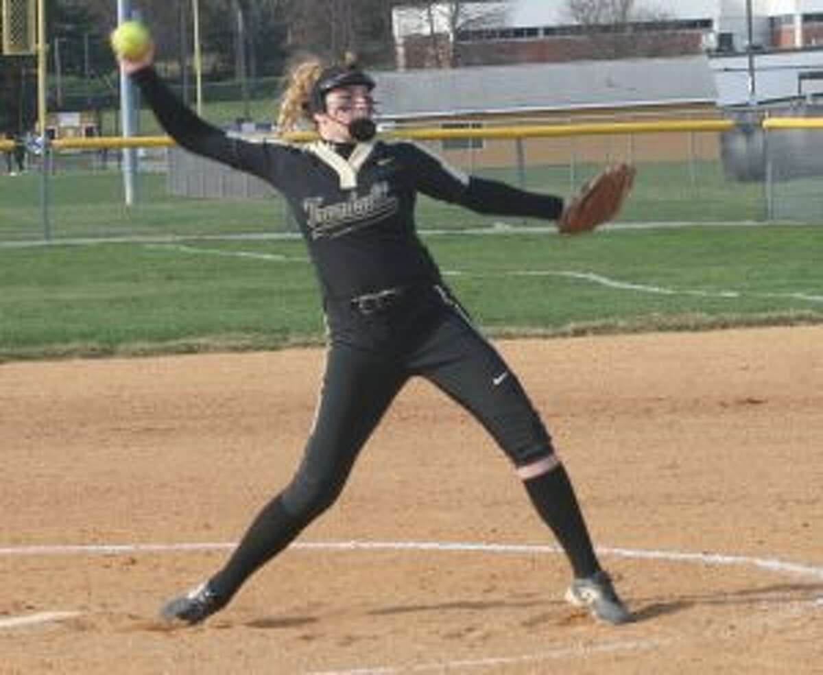 Ally Szabo limited Greenwich to single runs in the first and third innings. - Bill Bloxsom photo