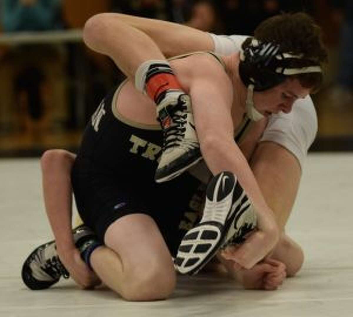 Trumbull's Matt Ryan won the 113-pound Class LL title. — Dee Sollenberger photo