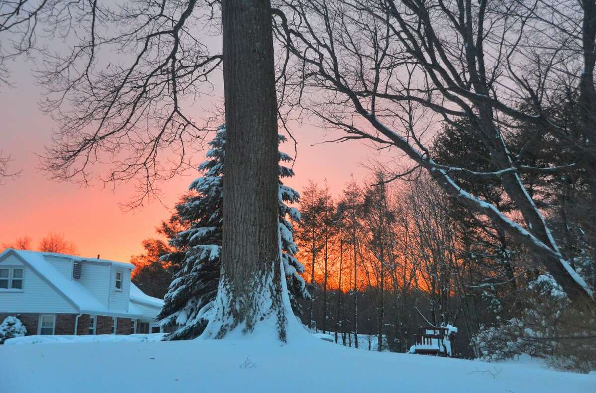 Sunset after the Storm Trumbull CT