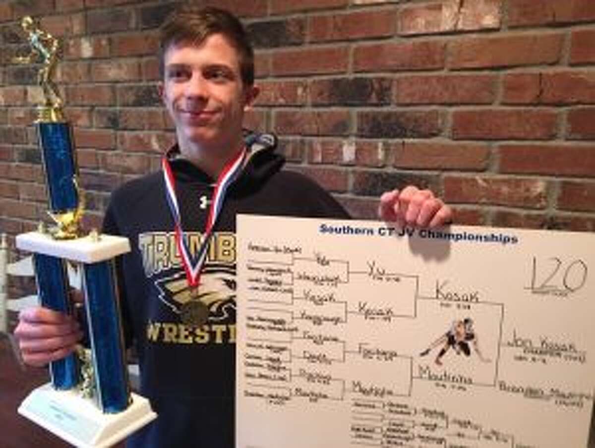Jonathan Kosak was named the outstanding wrestler in the tournament.