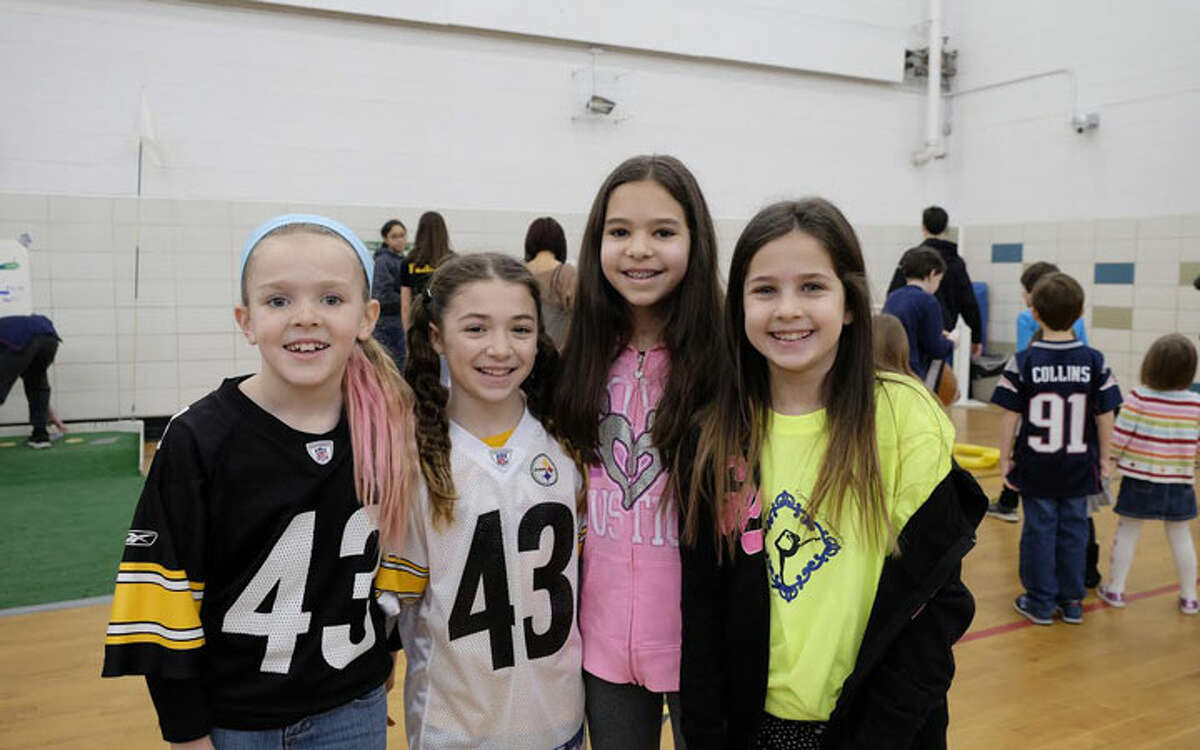 Super Bowl breakfastA Super Bowl breakfast was celebrated at Jane Ryan School on Sunday, Feb. 5. Pictured are fourth graders Molly Vicente, Madeleine Valiante, Elise Daly and Sydney Goldberg.