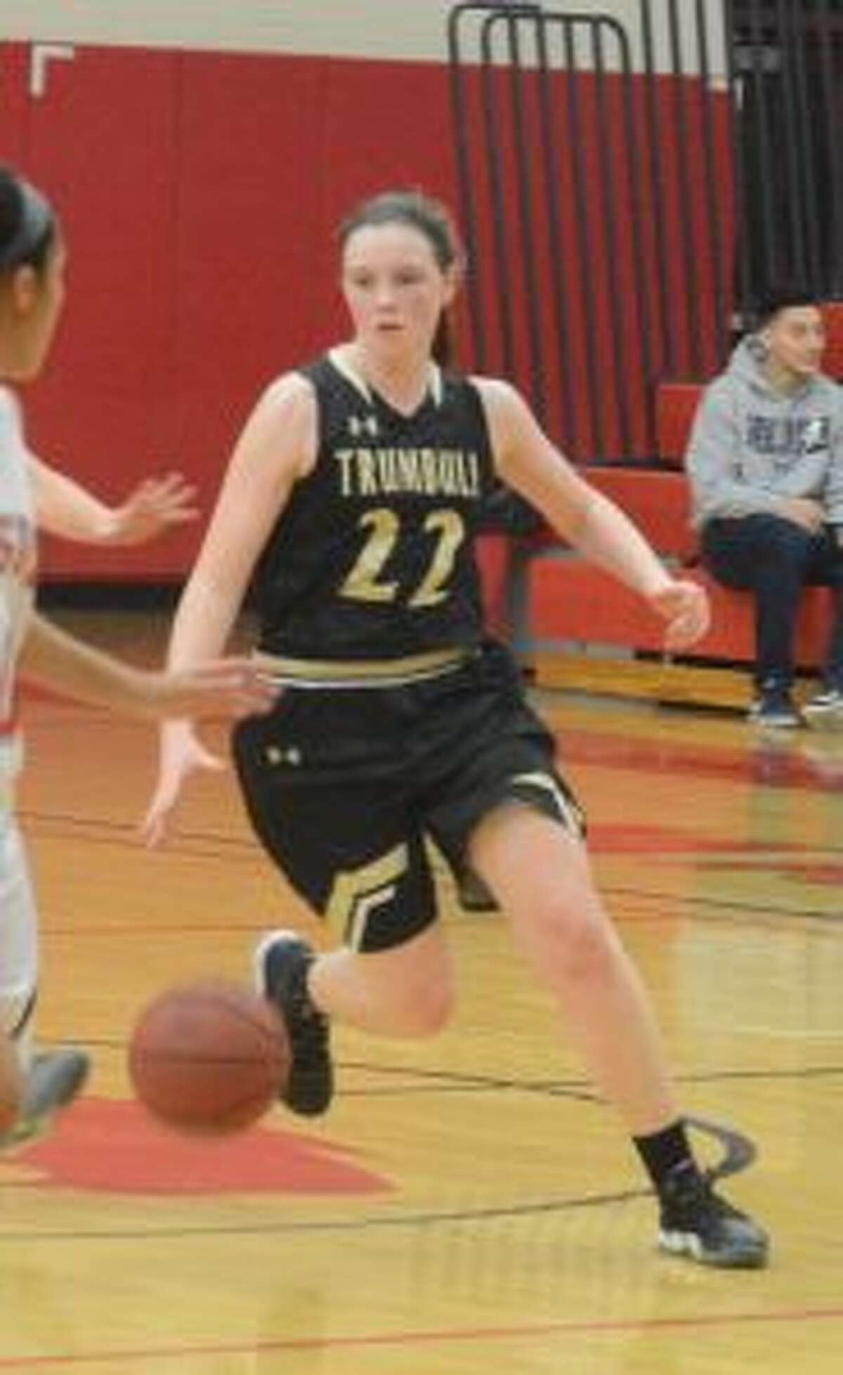 Trumbull's Aisling Maguire's basket gave the Eagles the lead with 30 seconds left.