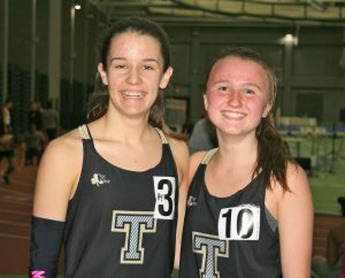 Kate Romanchick placed first and Maggie LoSchiavo qualified for Class LL in the girls 1000-meter run at the Elm City Relays in New Haven on Jan. 6.