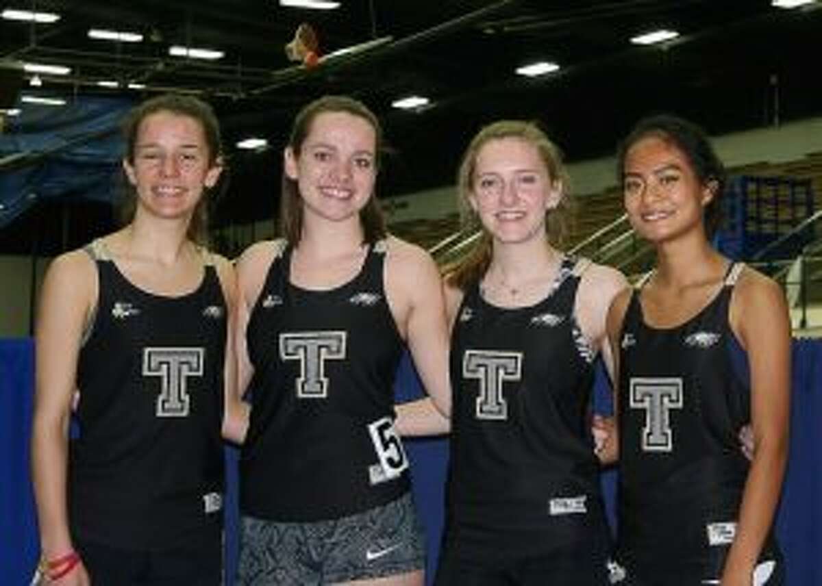 Trumbull's sprint medley relay team placed first.