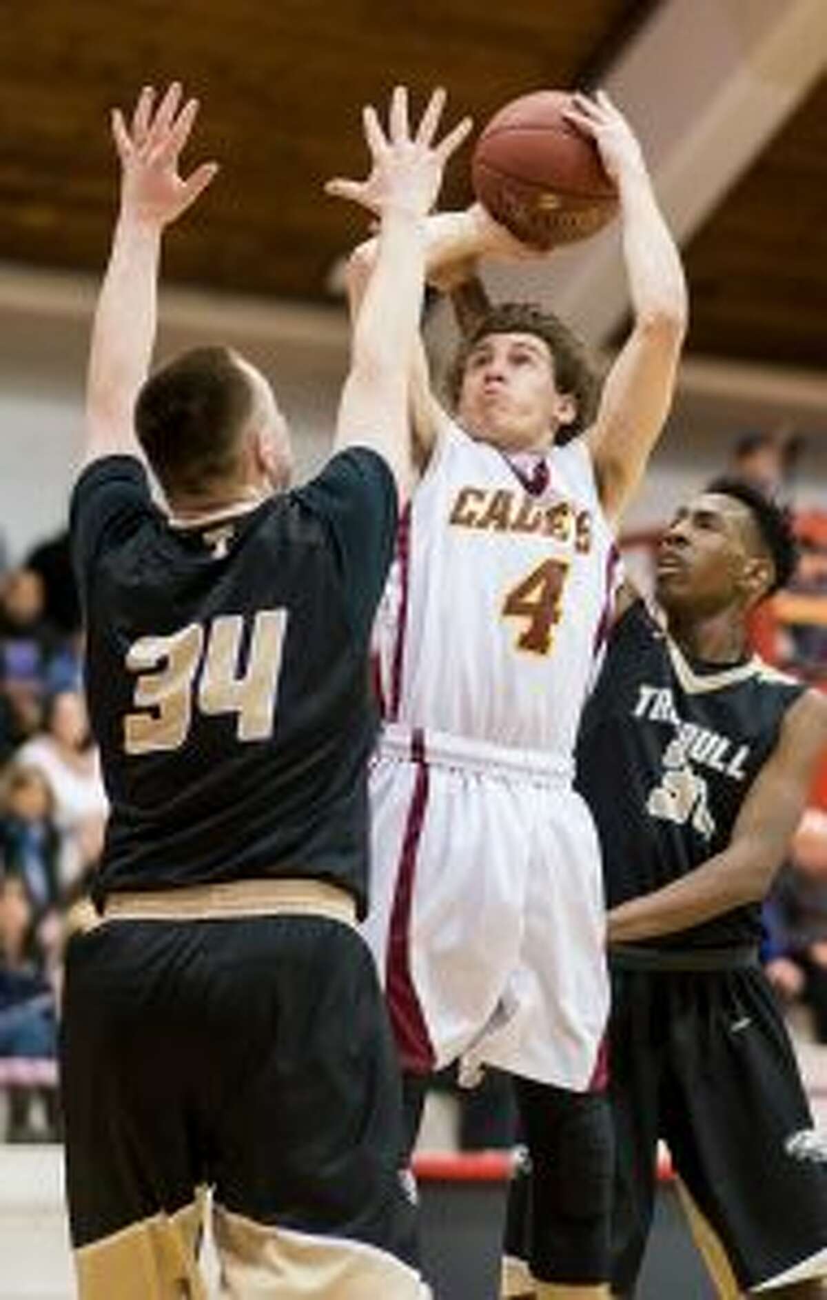 St. Joseph's Dan Tobin scored nine points in the third quarter to lead a Cadet come back.