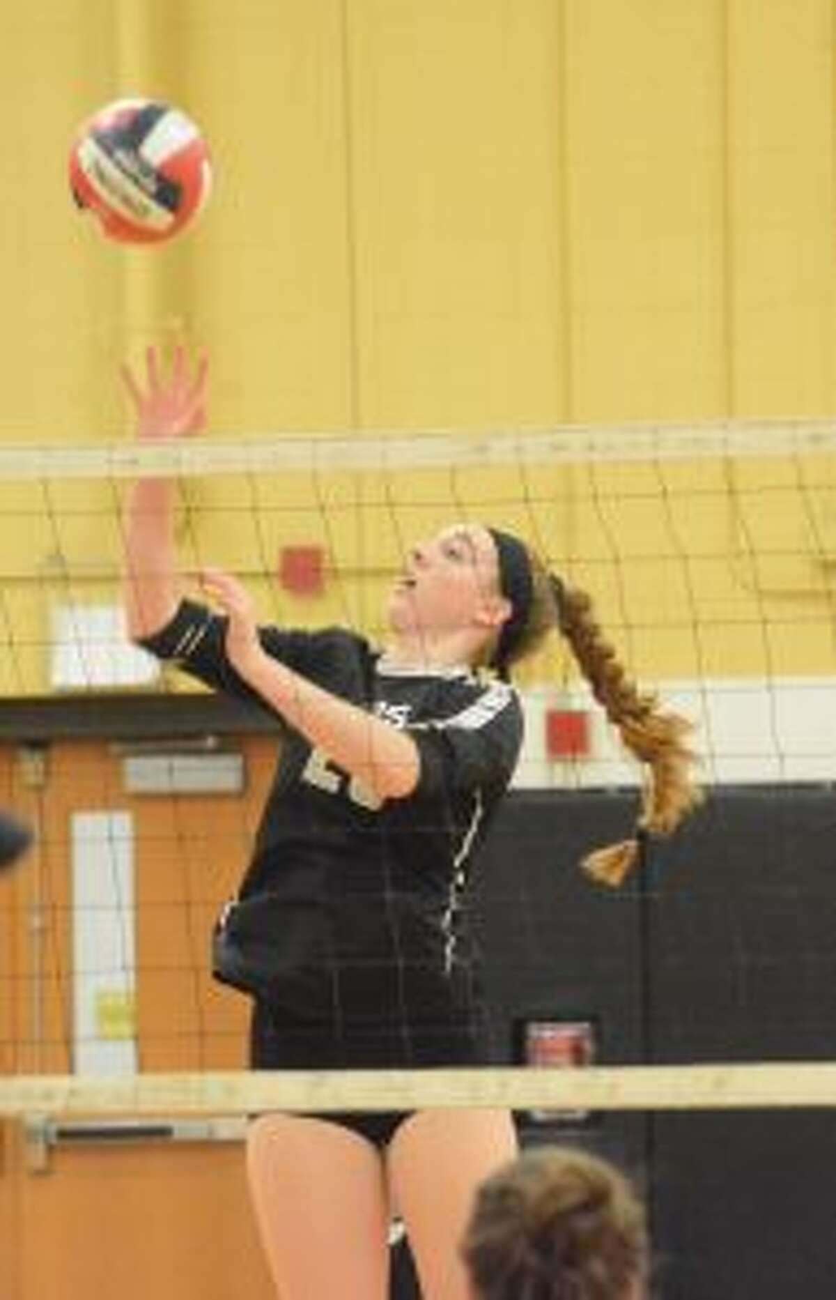 Krystina Schueler had 14 kills and four blocks. — Andy Hutchison photo